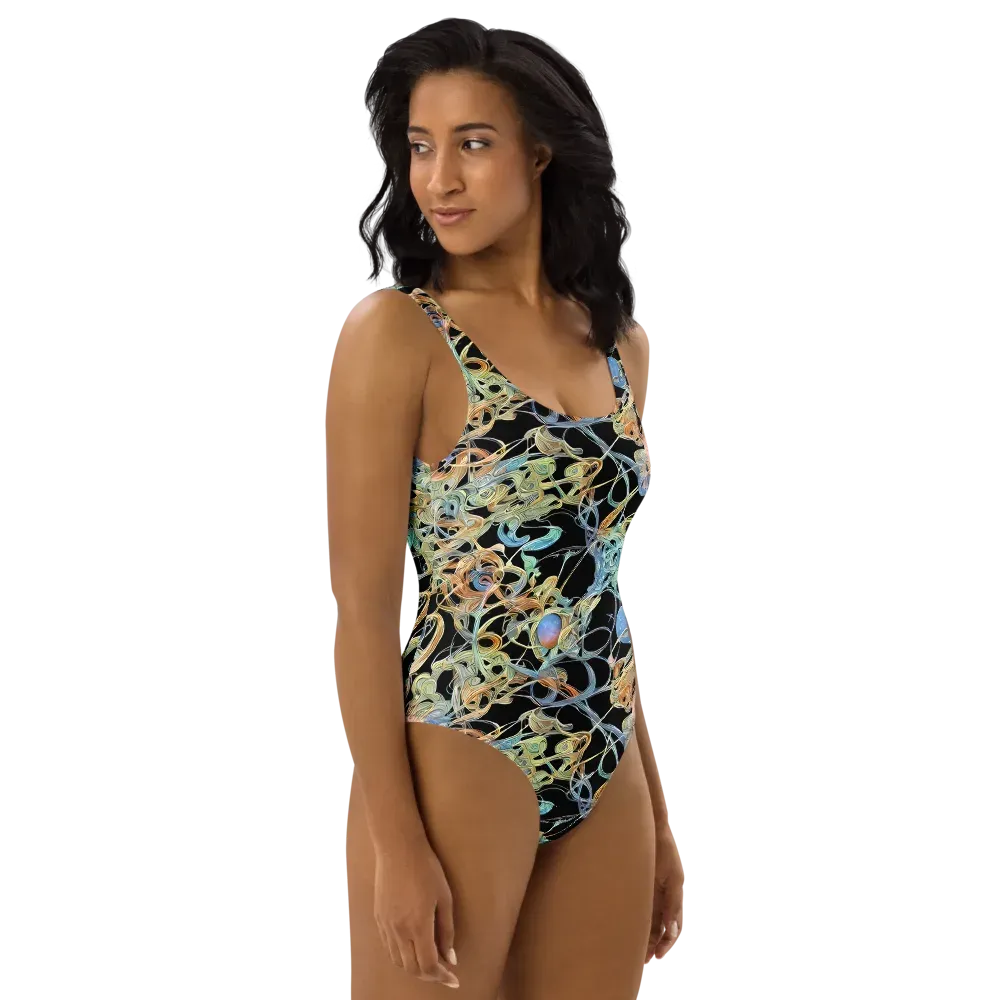 Infinite Mist on One-Piece Swimsuit — Right