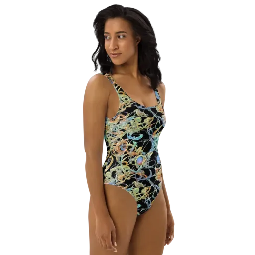 Infinite Mist on a One-Piece Swimsuit