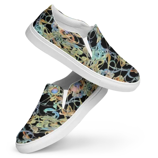 Infinite Mist on a Women's Slip-On Canvas Shoes
