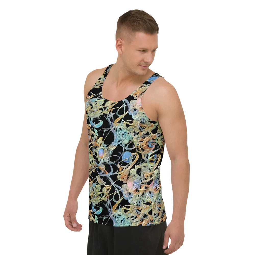Infinite Mist on Men's Tank Top — Left Front