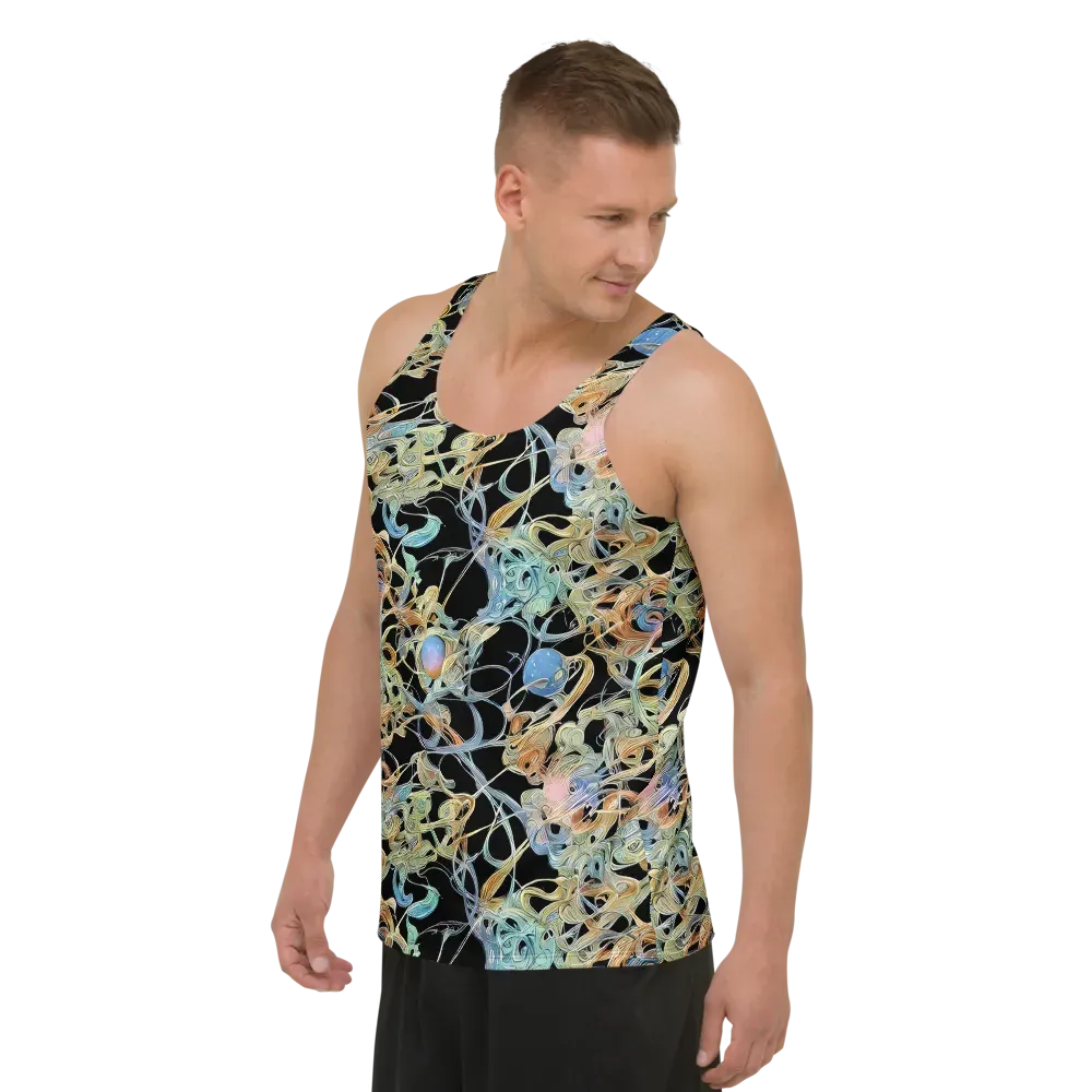 Infinite Mist on Men's Tank Top — Left Front