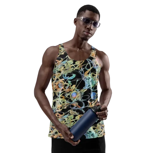 Infinite Mist on a Men's Tank Top