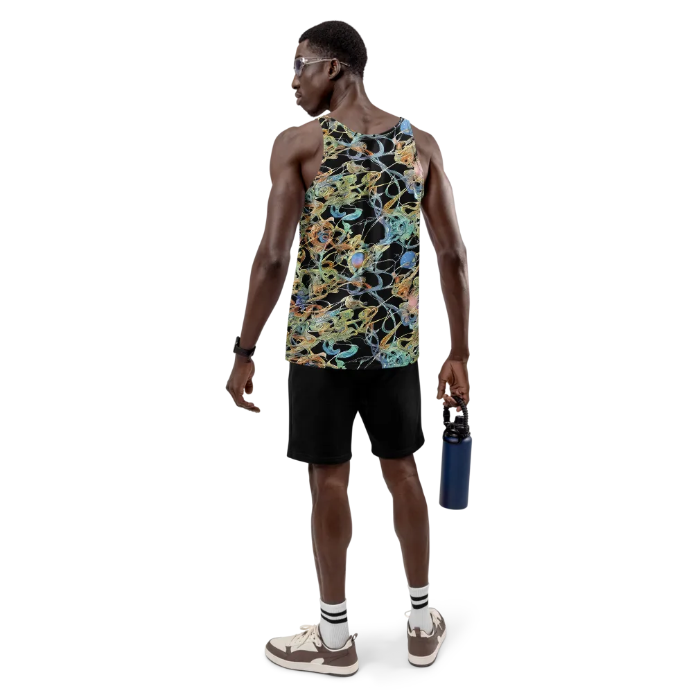 Infinite Mist on Men's Tank Top — Back