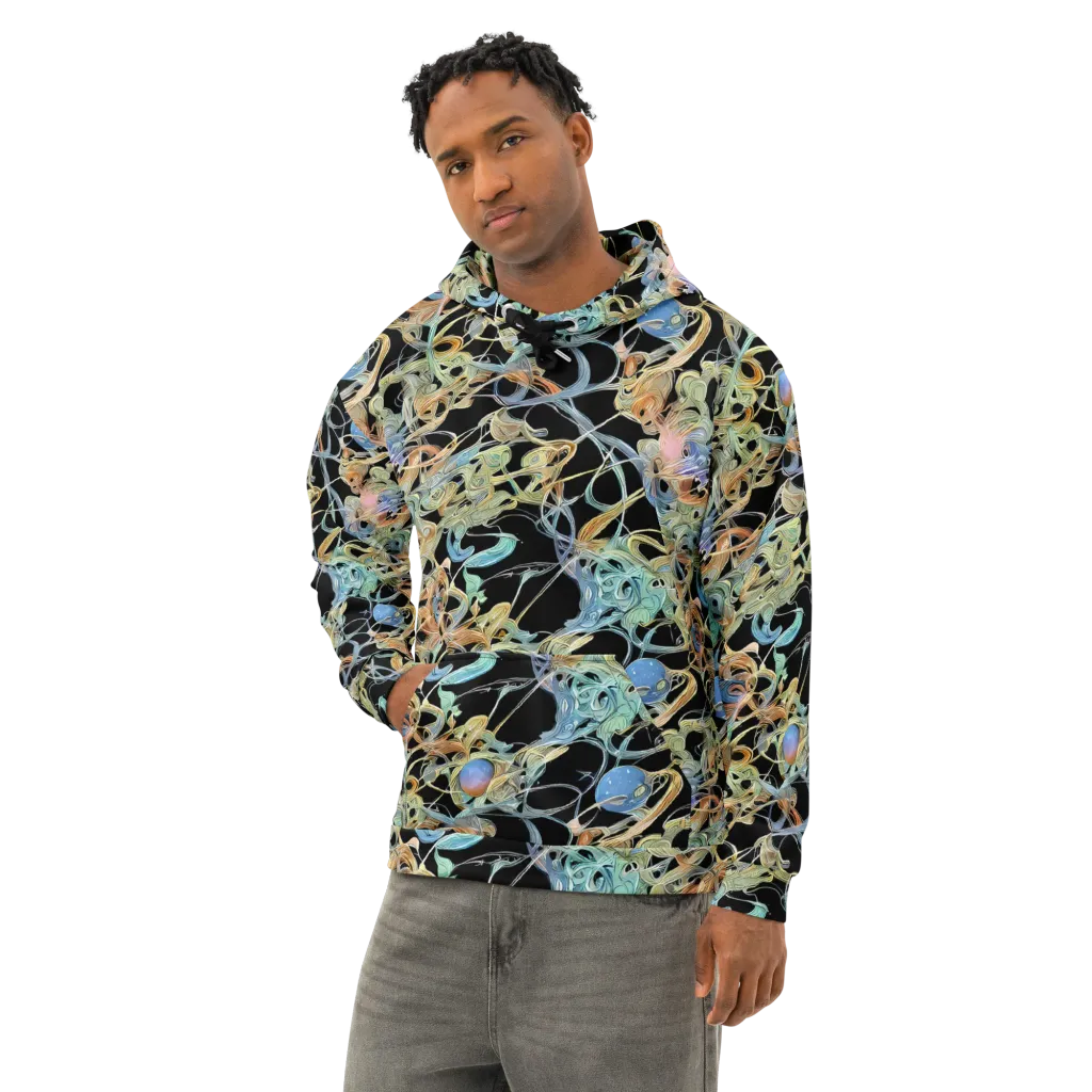 Infinite Mist on Cotton Hoodie — Left Front