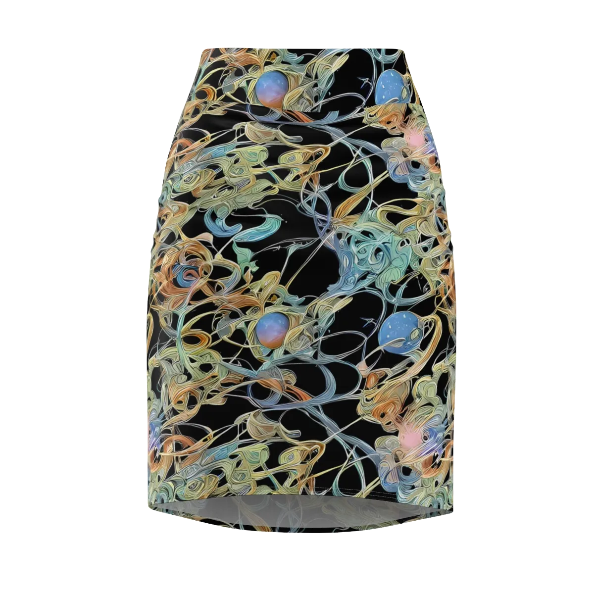 Infinite Mist on Pencil Skirt — Front