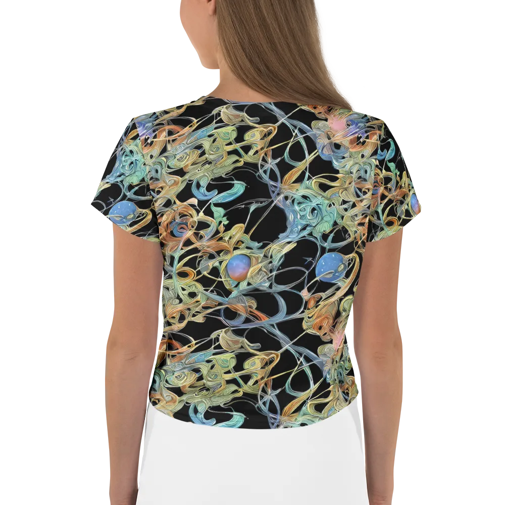 Infinite Mist on Crop Tee — Back