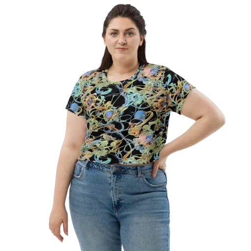 Infinite Mist on a Crop Tee