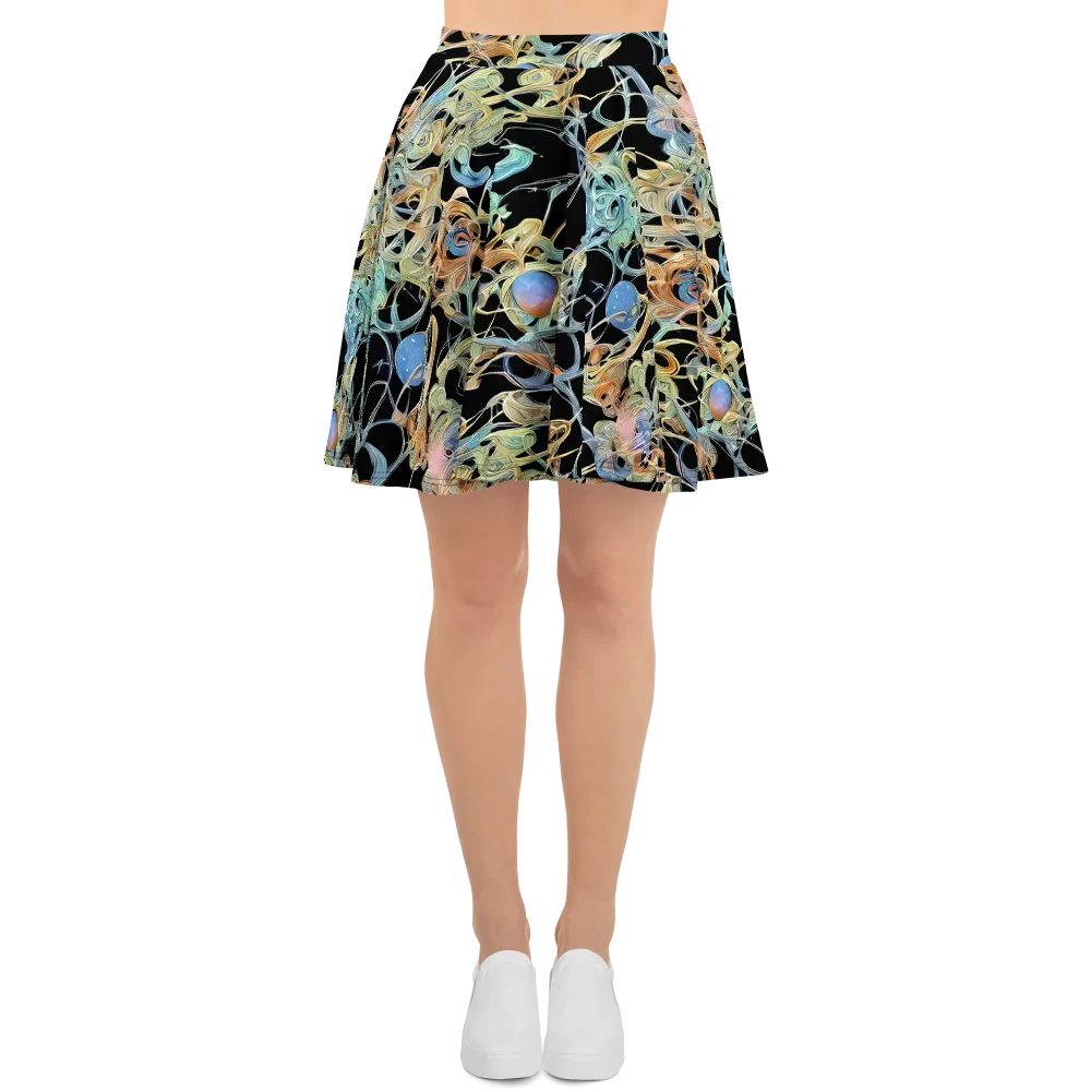 Infinite Mist on Skater Skirt — Front