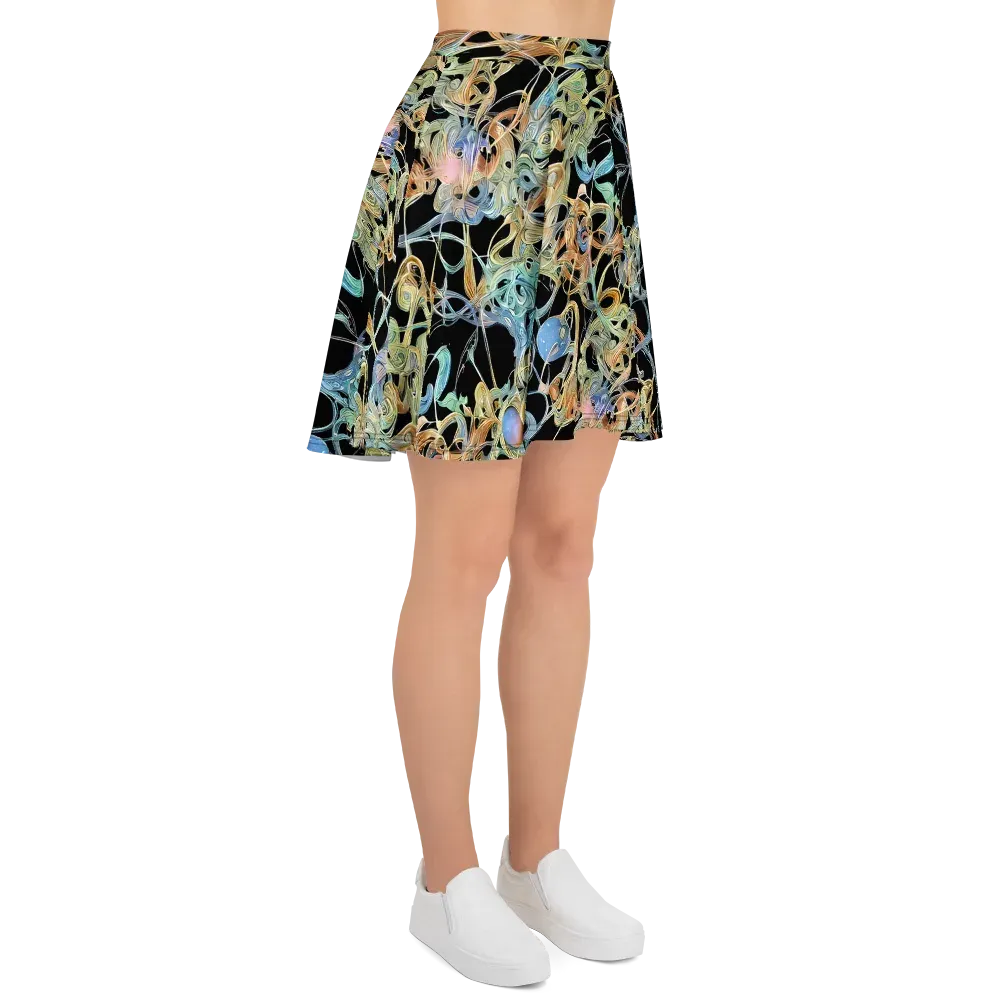 Infinite Mist on Skater Skirt — Right