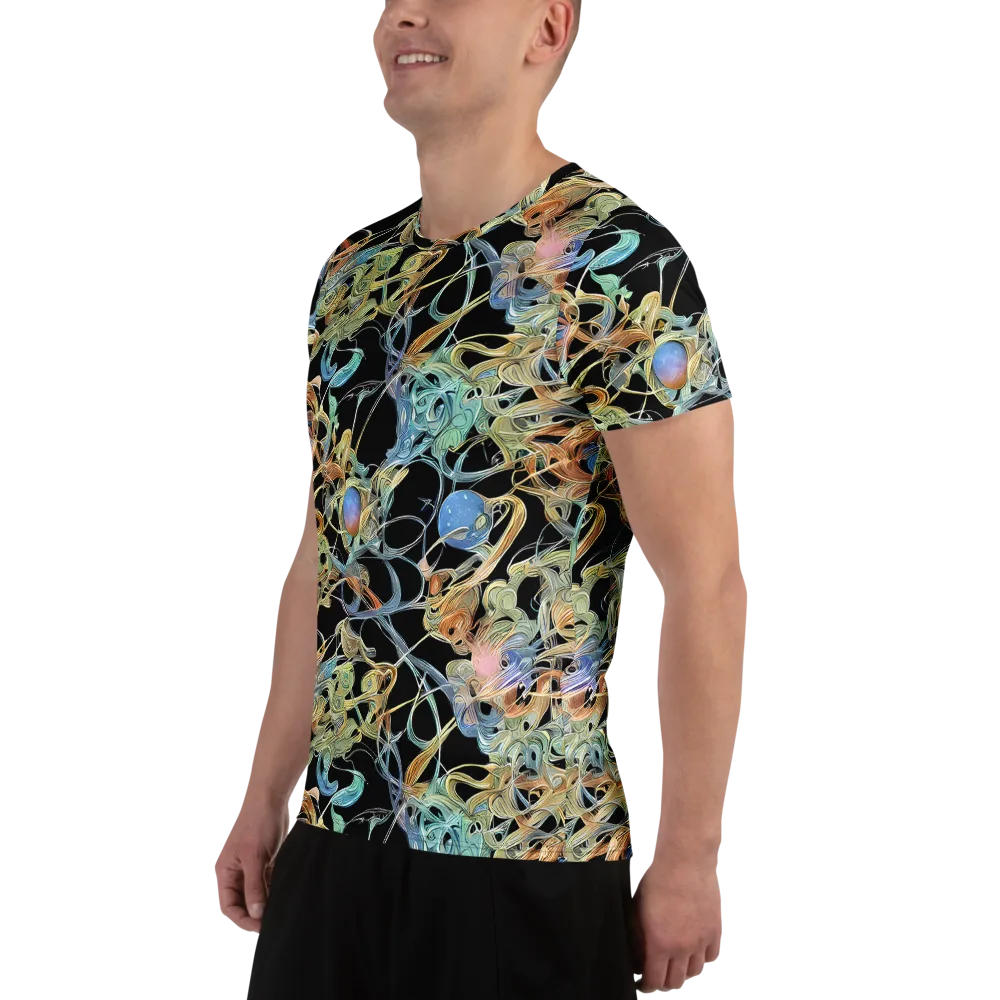 Infinite Mist on Men's Athletic T-Shirt — Left