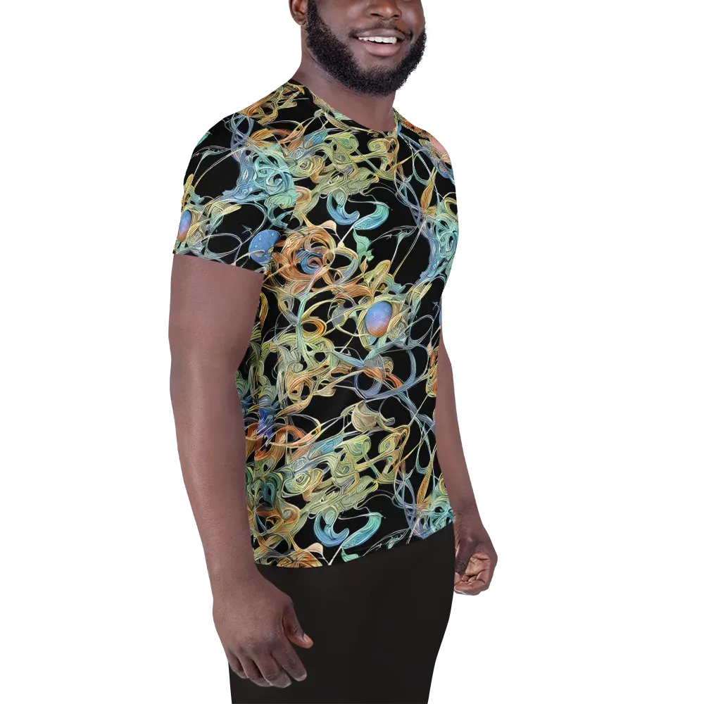 Infinite Mist on Men's Athletic T-Shirt — Right