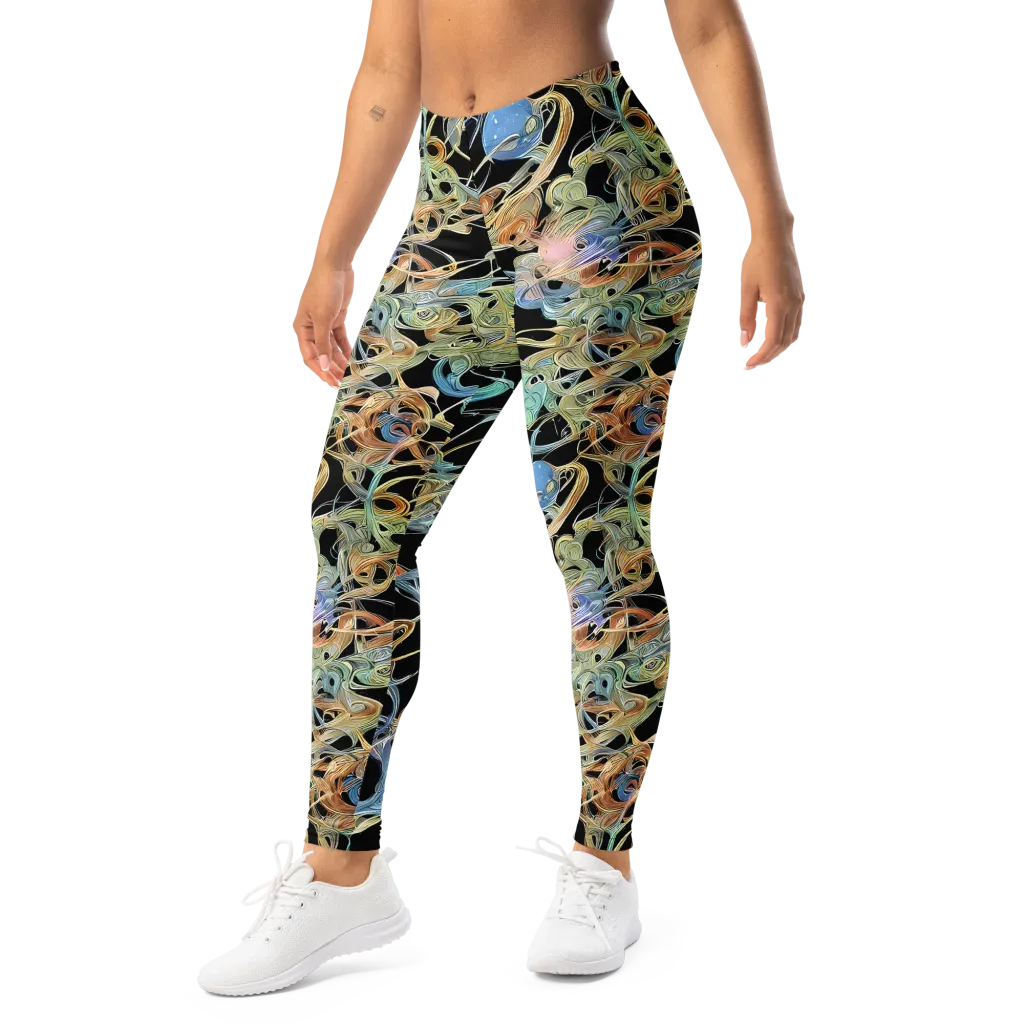 Infinite Mist on Leggings — Left Front