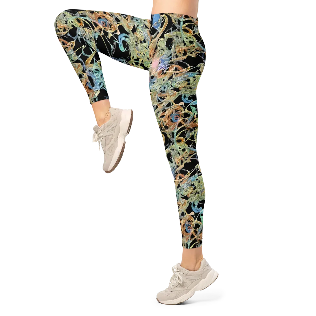 Infinite Mist on Leggings — Left