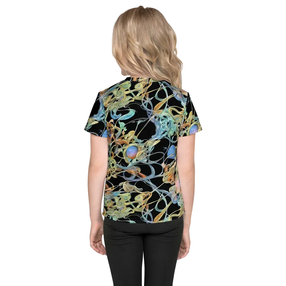 Infinite Mist on Kids Crew Neck T-Shirt — Back
