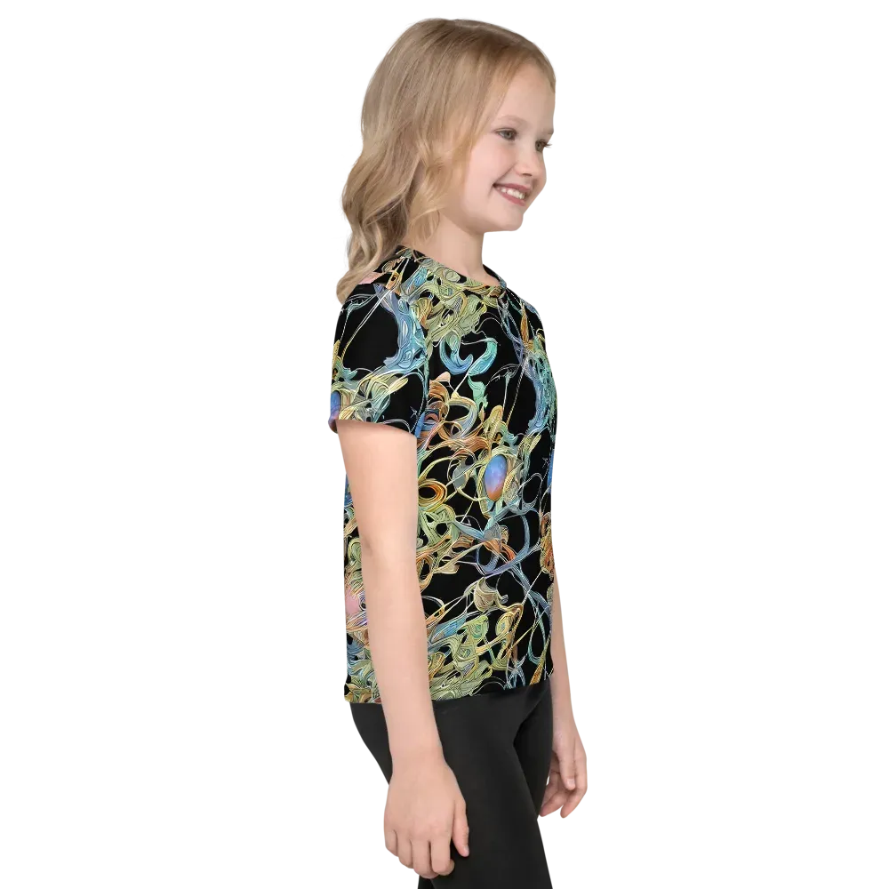 Infinite Mist on Kids Crew Neck T-Shirt — Right