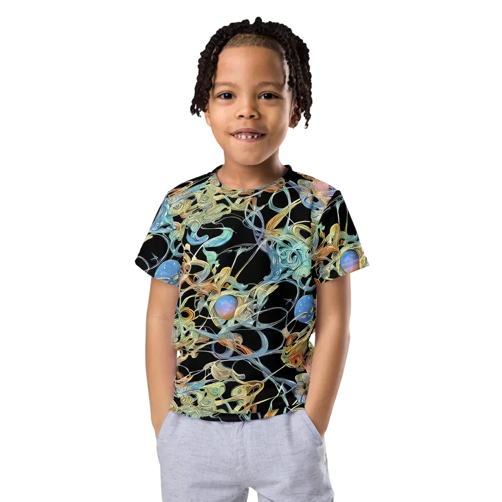 Infinite Mist on Kids Crew Neck T-Shirt — Front