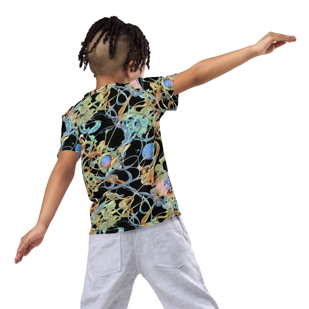 Infinite Mist on Kids Crew Neck T-Shirt — Back