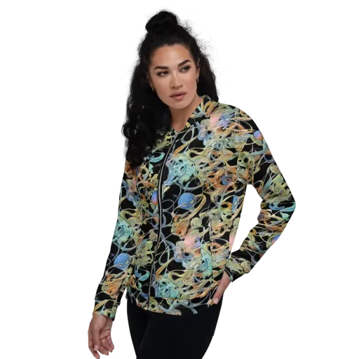 Infinite Mist on a Bomber Jacket