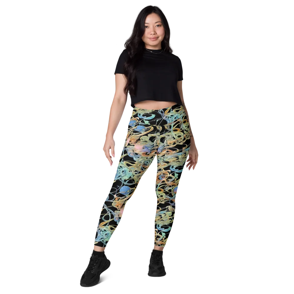 Infinite Mist on Leggings with Pockets — Front