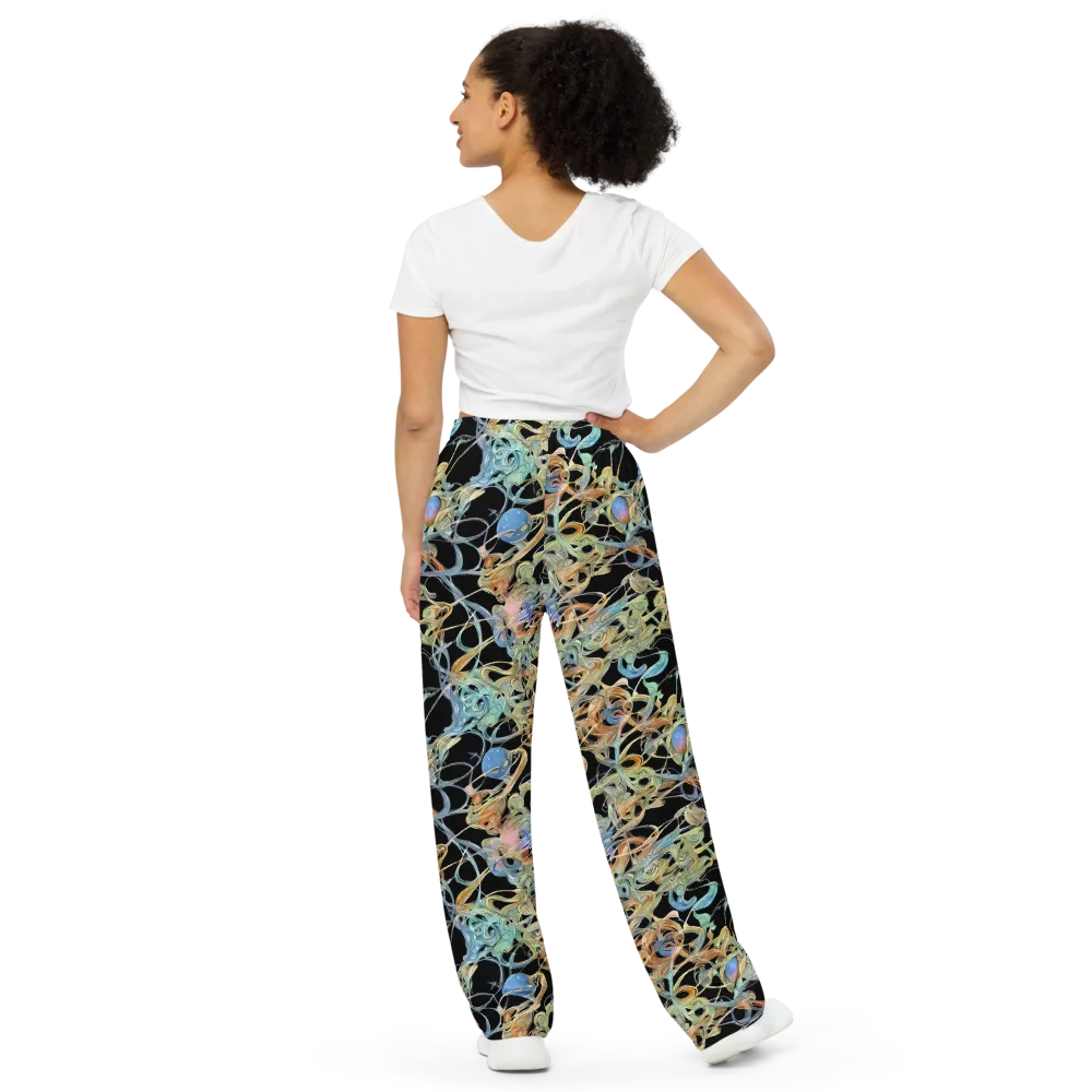 Infinite Mist on Wide-Leg Pants — Back