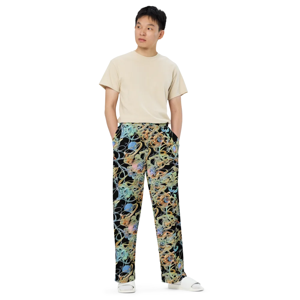 Infinite Mist on Wide-Leg Pants — Front
