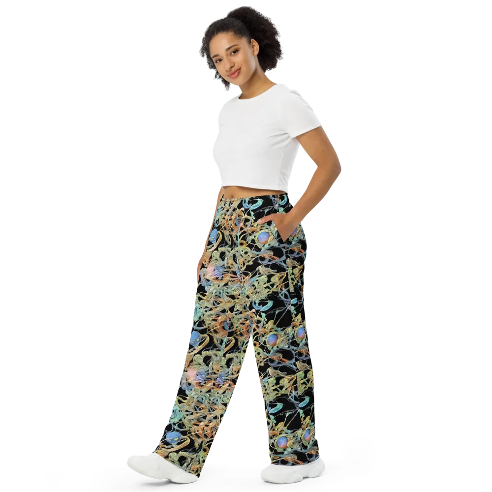 Infinite Mist on Wide-Leg Pants — Left Front