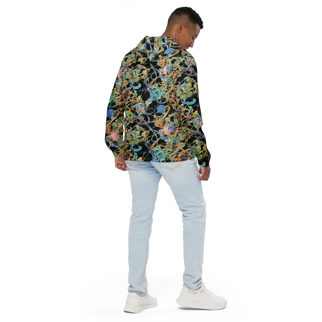 Infinite Mist on Men's Windbreaker — Back