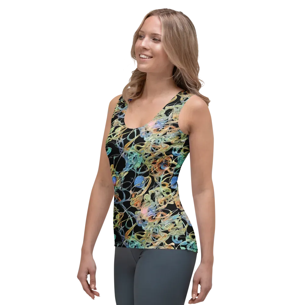 Infinite Mist on Women's Tank Top — Left Front