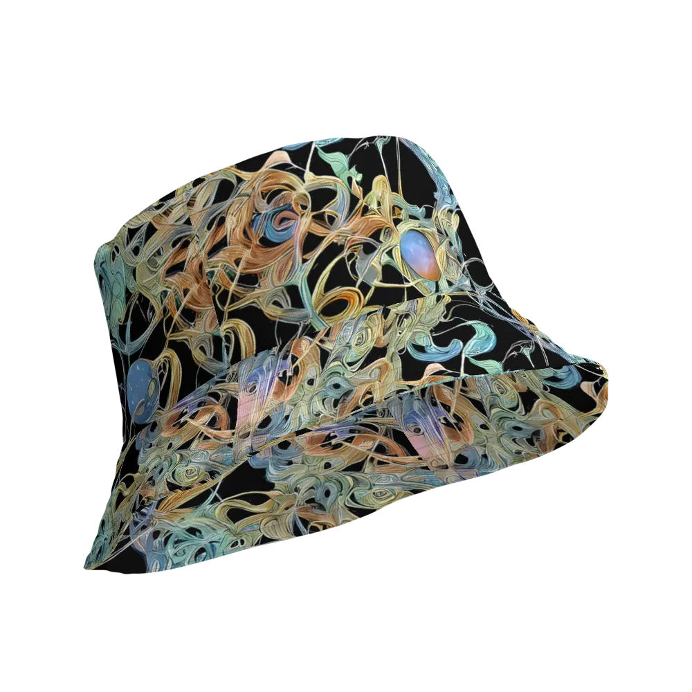 Infinite Mist on Reversible Bucket Hat — Product details Outside