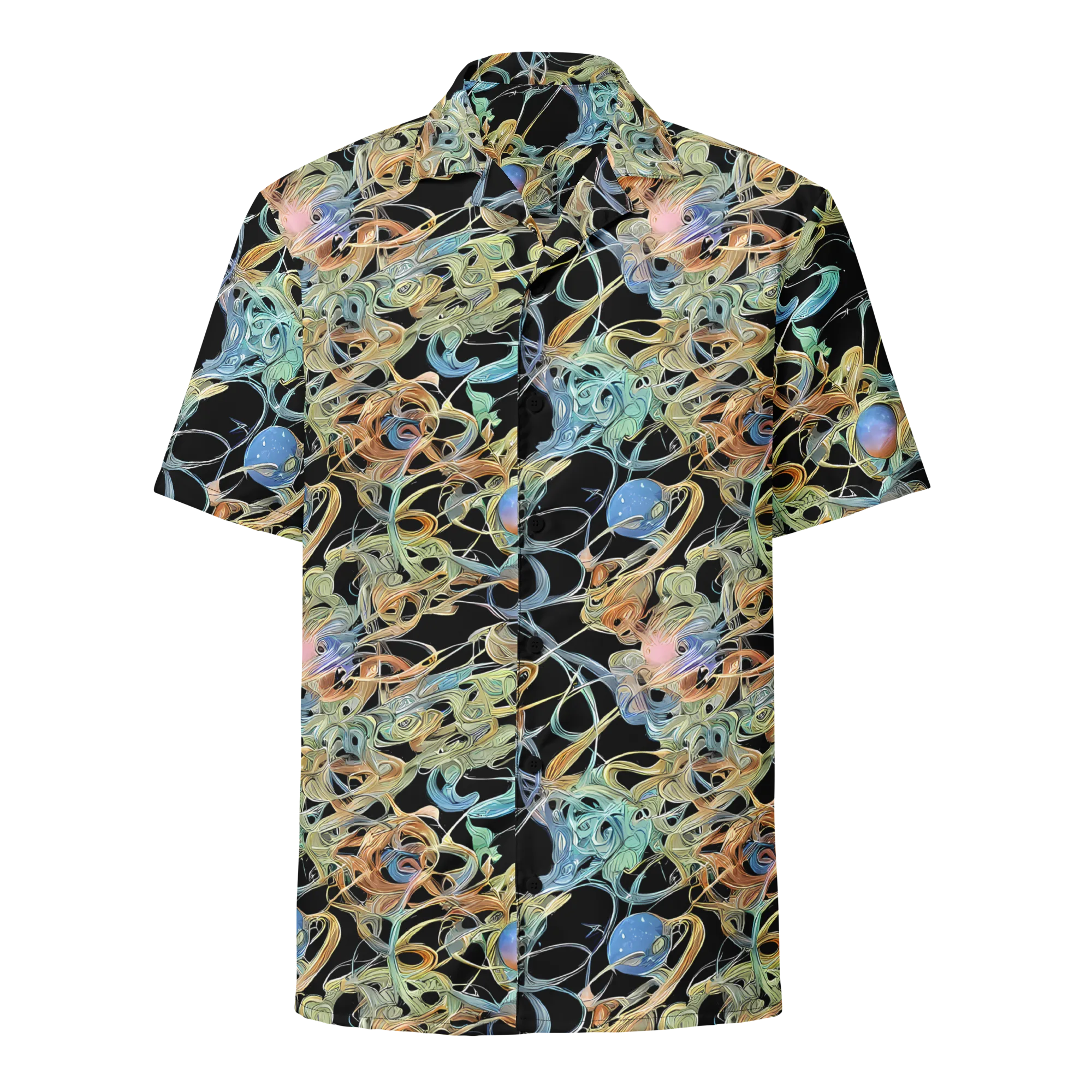 Infinite Mist on Button Shirt — Front