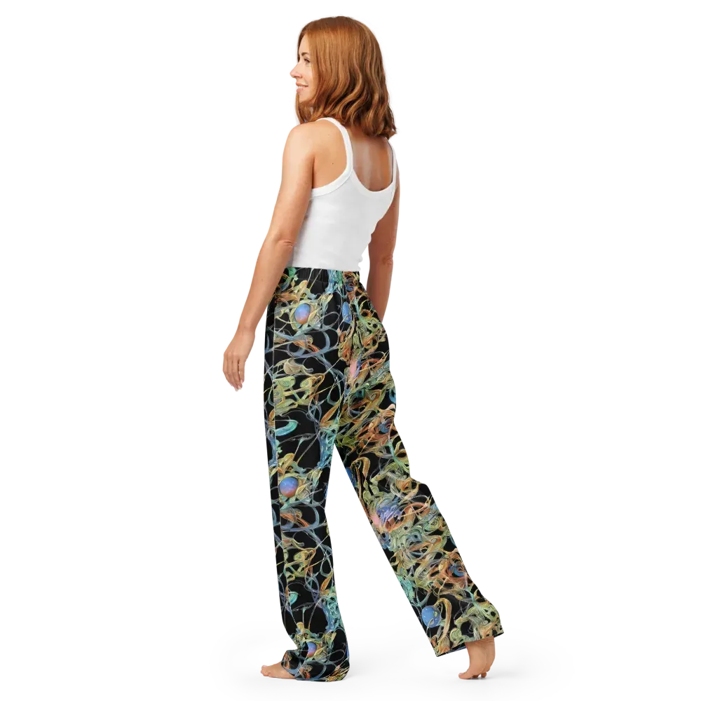 Infinite Mist on Women's Pajama Pants — Back