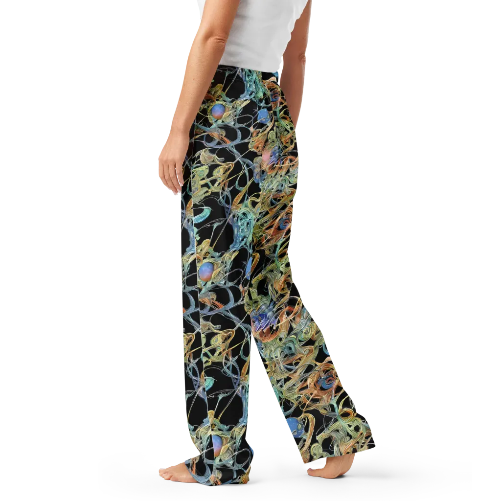 Infinite Mist on Women's Pajama Pants — Left