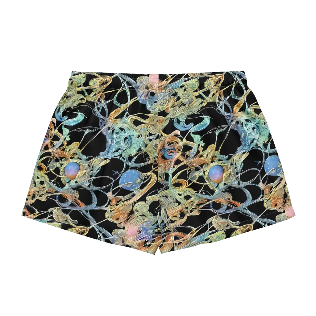 Infinite Mist on Women's Pajama Shorts — Back