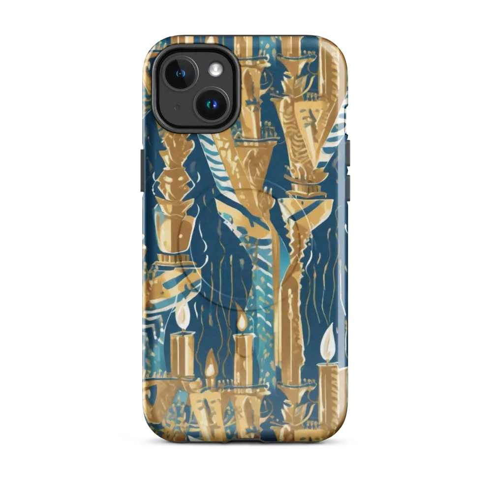 Gilded Flame on MagSafe Tough Case for iPhone® — Front