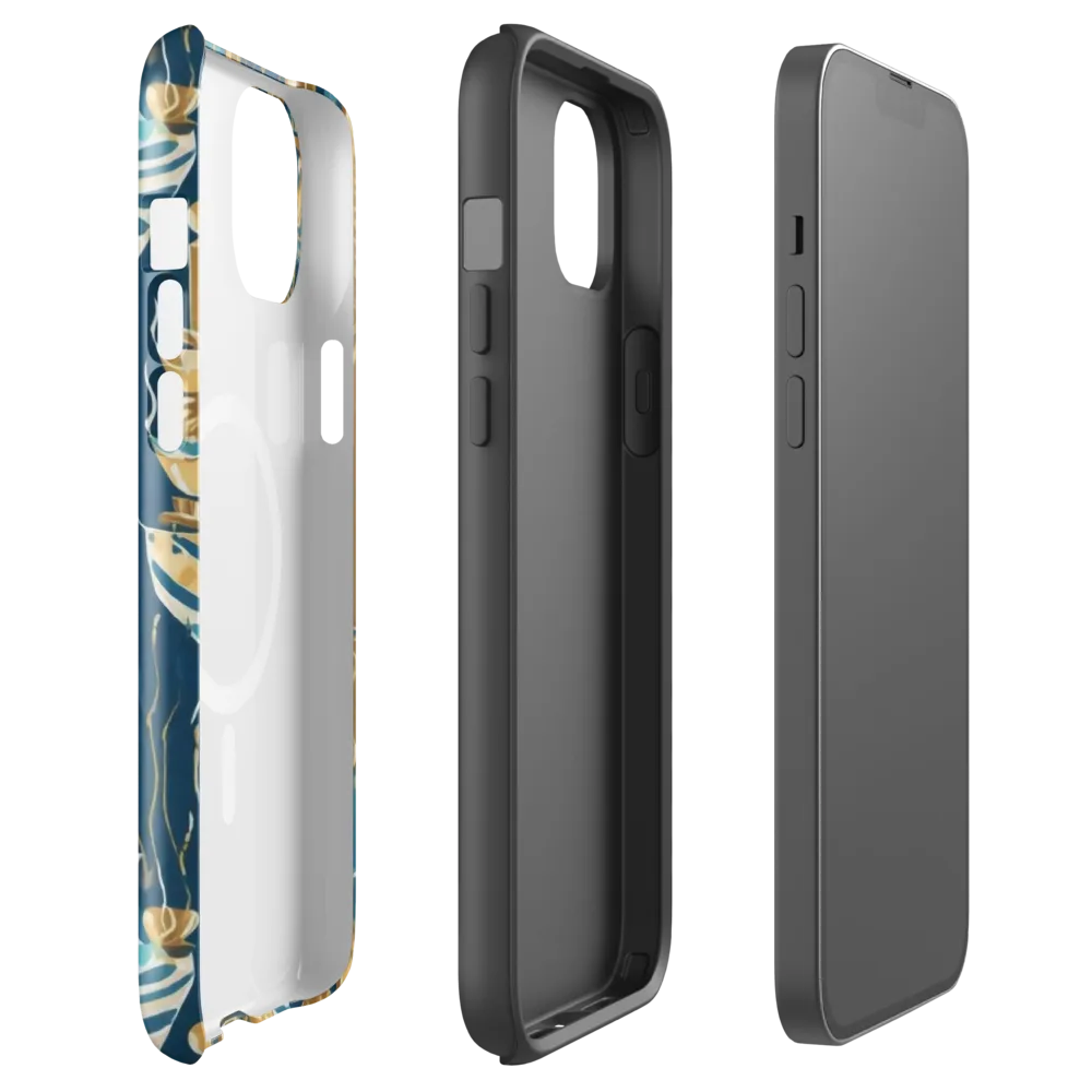 Gilded Flame on MagSafe Tough Case for iPhone® — Front