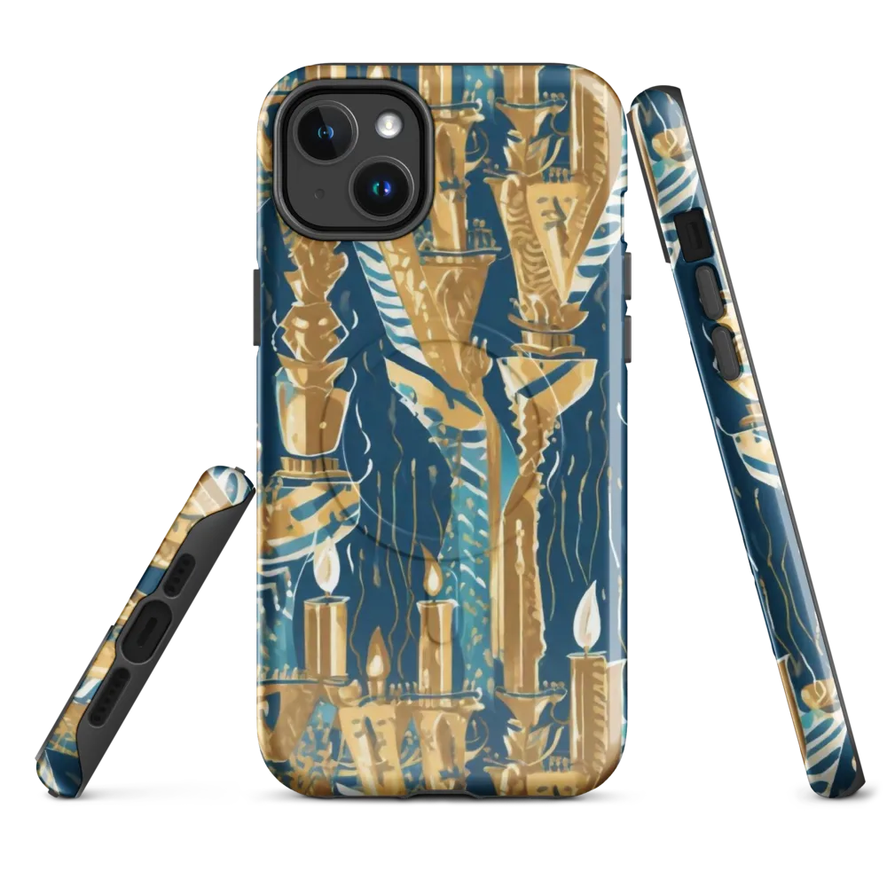 Gilded Flame on MagSafe Tough Case for iPhone® — Front