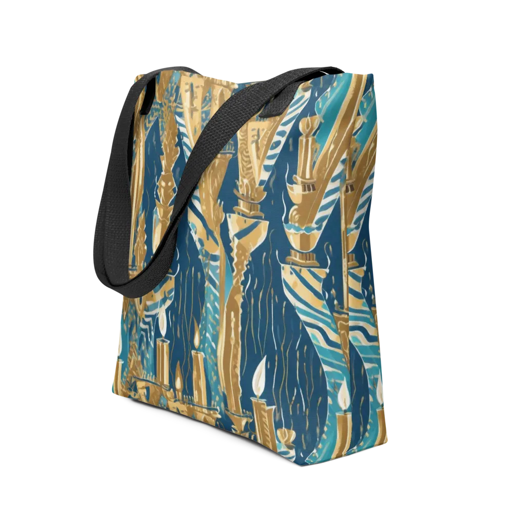 Gilded Flame on Tote Bag — Front