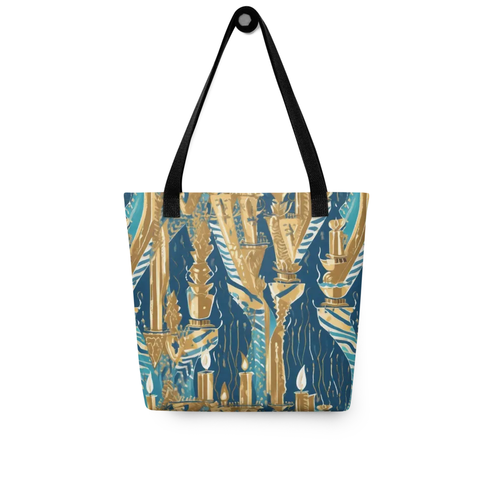 Gilded Flame on Tote Bag — Front