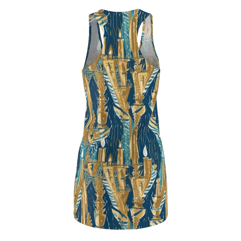 Gilded Flame on Racerback Dress — Back