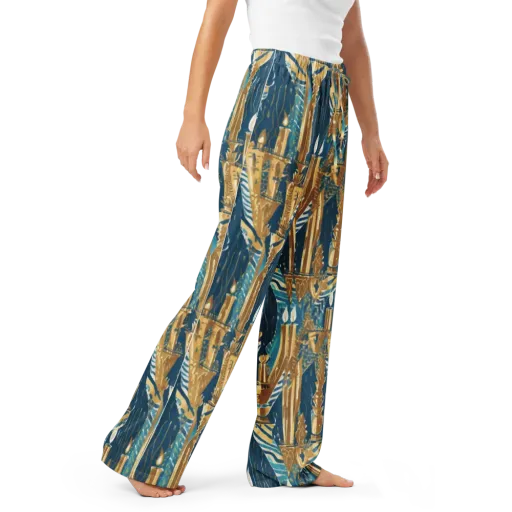 Gilded Flame on a Women's Pajama Pants
