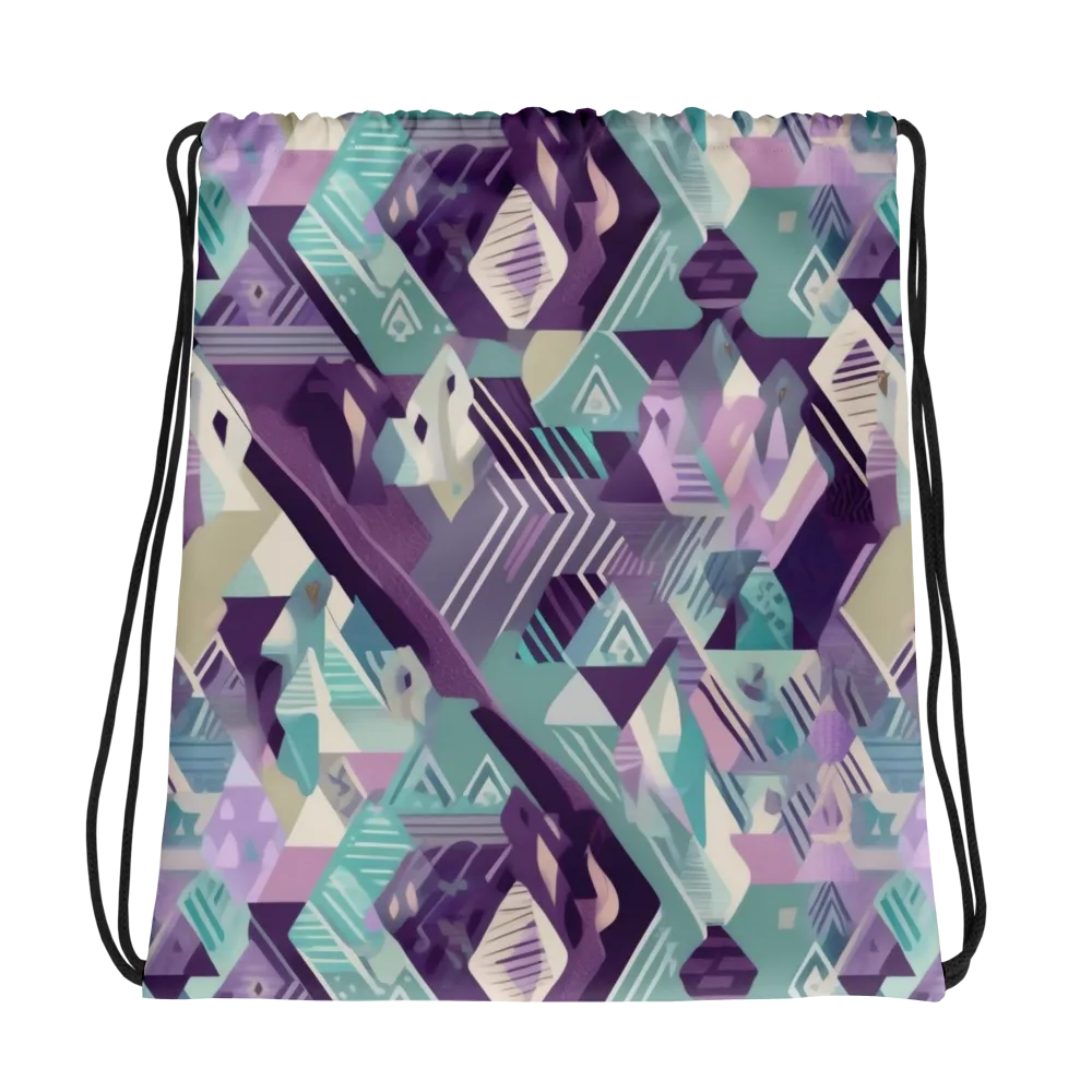 Lavender Circuit on Drawstring Bag — Photo
