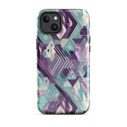 Lavender Circuit on a MagSafe Tough Case for iPhone®