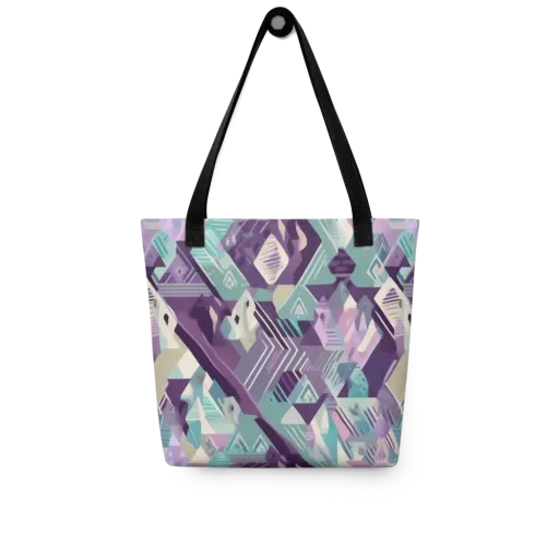Lavender Circuit on a Tote Bag