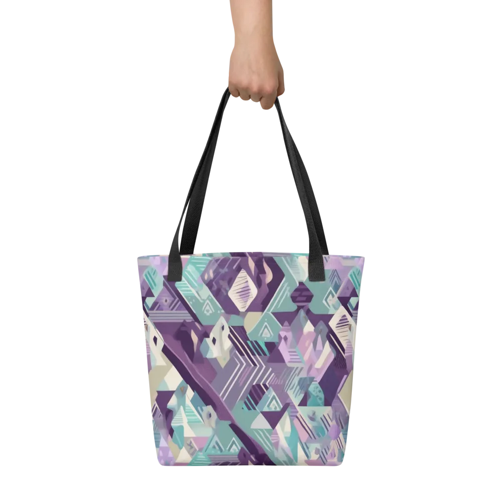 Lavender Circuit on Tote Bag — Front
