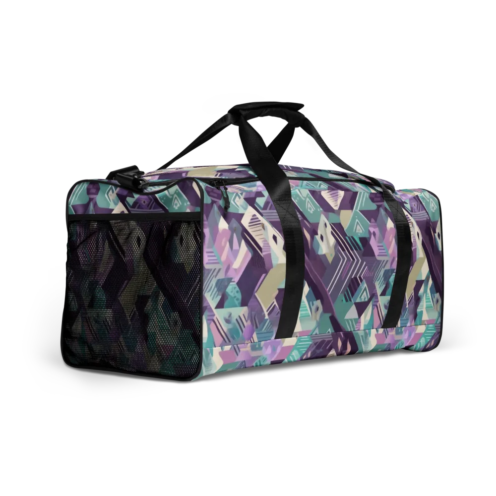 Lavender Circuit on Duffle Bag — Right Front