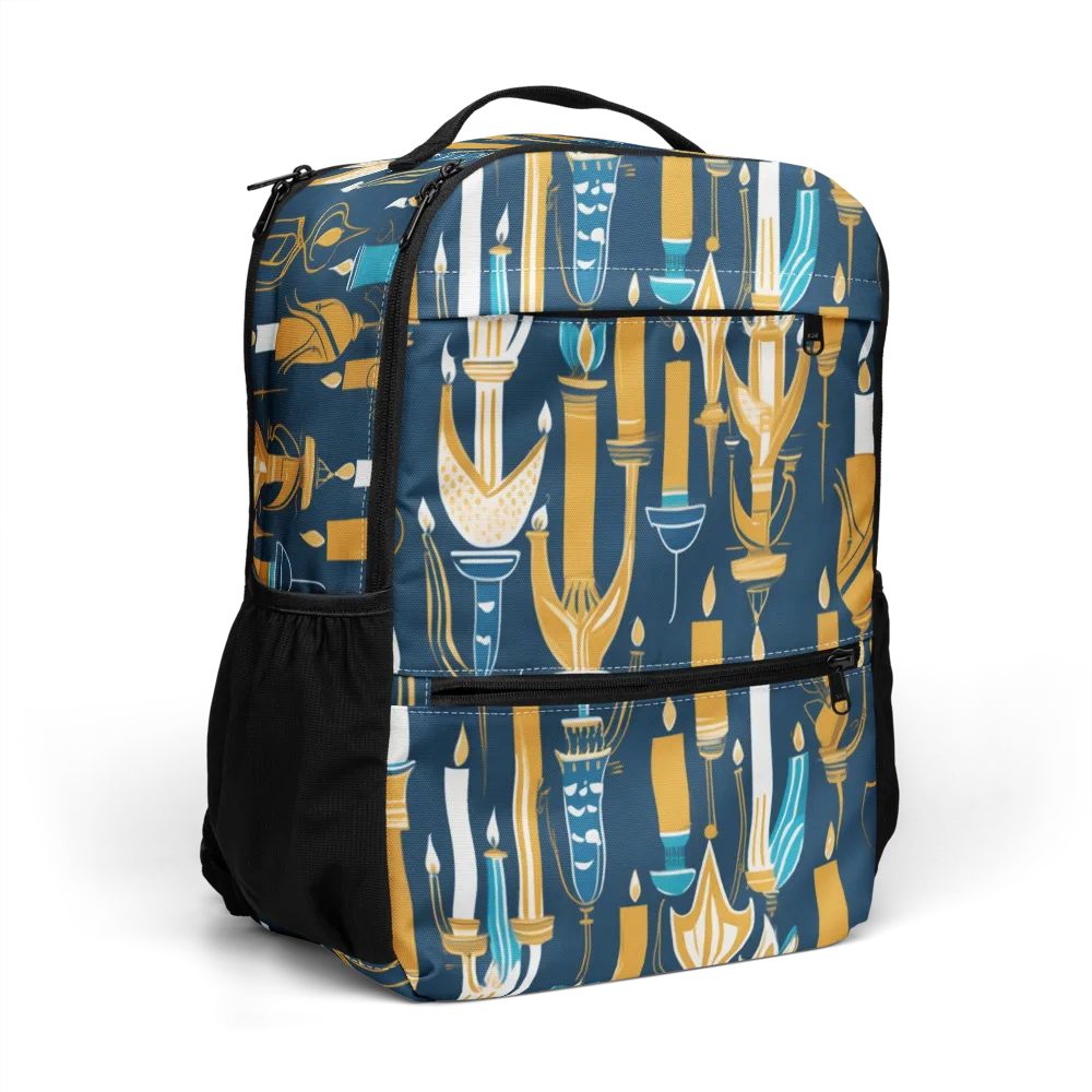 Candlelight Court on Utility Backpack — Right Front