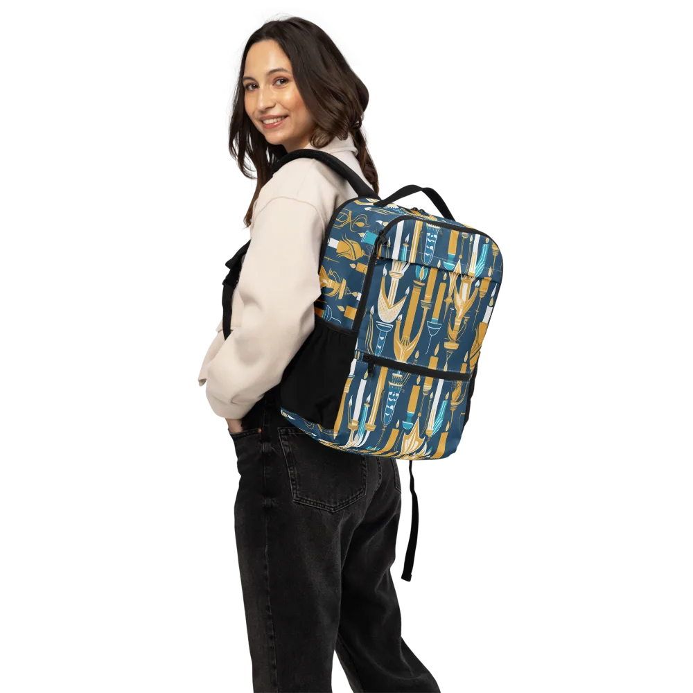 Candlelight Court on Utility Backpack — Back