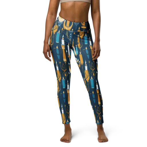Candlelight Court on a Yoga Leggings