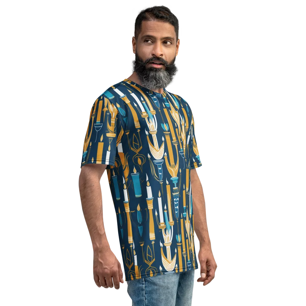 Candlelight Court on Men's Crew Neck T-Shirt — Right