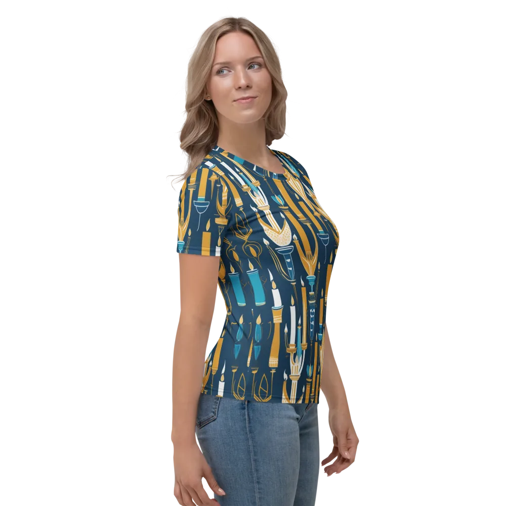 Candlelight Court on Women's Crew Neck T-Shirt — Right